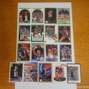 Vintage NBA Team Lot (17) - Celtics, Nets, 76ers - Pierce & Stars